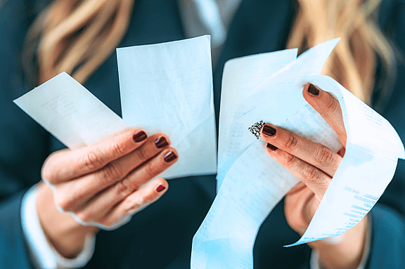 Customer observing more bills