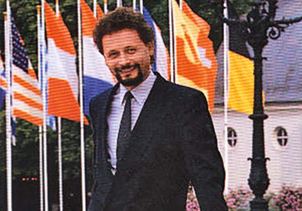 Vintage photo of Wolfgang Grenke, founder of grenke, representing the company's founding in 1978.