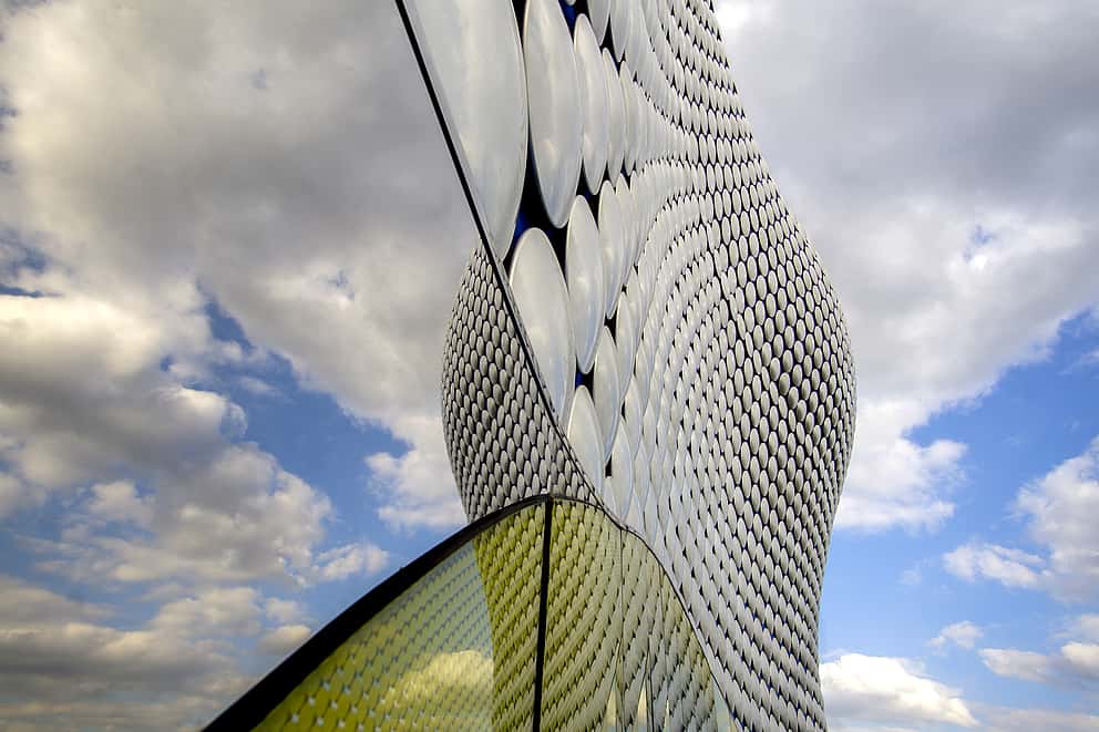 Photo of the Bullring in Birmingham, symbolising the rebranding of grenke branches in the UK in 2022.