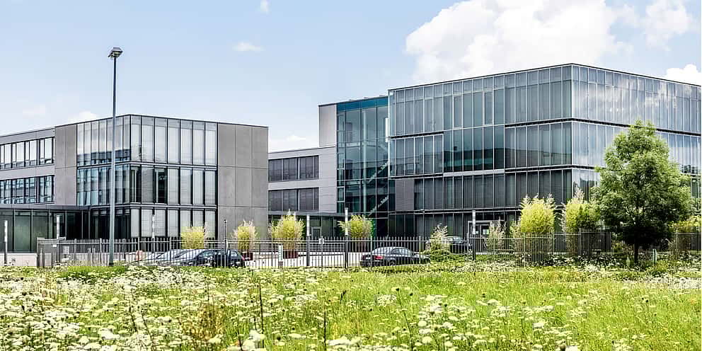 Photo of the grenke AG Headquarters in Baden-Baden, symbolising global expansion and listing on the MDAX in 2020.